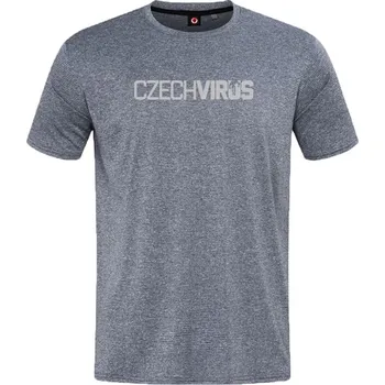 Pánské tričko Pánské tričko Czech Virus Recycled Gray S