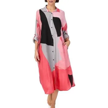 Dámské šaty Dámské košilové šaty DKNY YI60043 růžová M