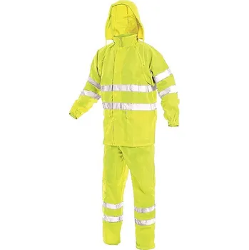 Pláštěnka YORK komplet žlutý výstražný