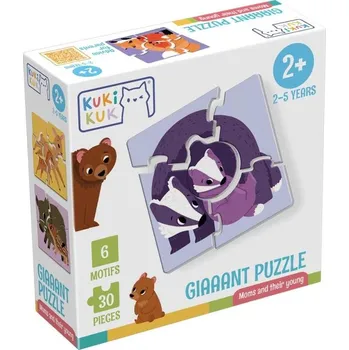 Puzzle KukiKuk Giaaant Puzzle Mums and Their Young