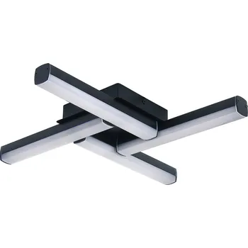 Černé stropní LED svítidlo Evan 425x425mm 18W IP44 - Rabalux - 2168 - 2168