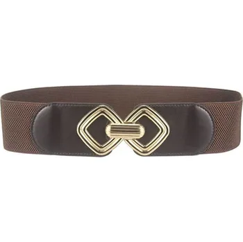 Módní doplněk Dámský elastický pružný pásek s přezkou Gerland Hnědý Lifestyle 23041109545247182s2