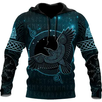 Dámská mikina Unisex mikina s potiskem CS932 Art 3D kůň Velikost: S, Barva (Varianta): hoodies 11