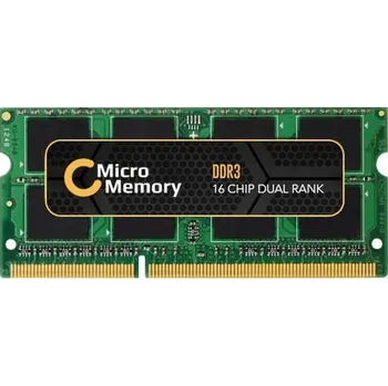 Operační paměť CoreParts 4GB DDR3 1333MHz SO-DIMM paměťový modul 1 x 4 GB