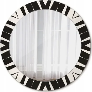 Zrcadlo Kulaté Zrcadlo na Zeď Abstrakce Geometrie 70 cm