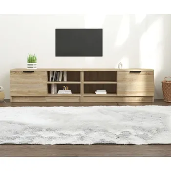 Obývací pokoj vidaXL TV skříňky 2 ks 80x35x36,5 cm kompozitní dřevo [811473] Barva: dub sonoma
