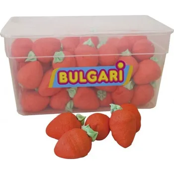 Bonbon Marschmallow - obří JAHODY (60 ks)