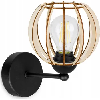 Nástěnné svítidlo Nástěnné svítidlo Light Home béžové, hnědé, černé E27 60 W