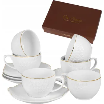Šálek Oro Bianco porcelán 190 ml 6 ks