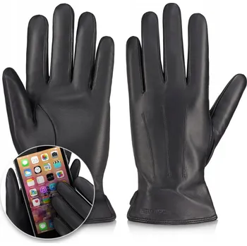 Rukavice Betlewski pětiprsté rukavice z pravé kůže, velikost S - muž