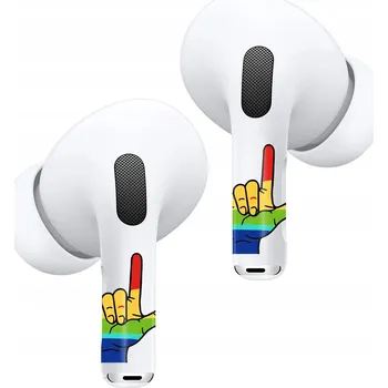Příslušenství pro sluchátka RockMax Art Skin pro AirPods Pro 2 / Pro / AirPods 4 - Ukazovák - palec