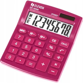 Kancelářská technika Kancelářské potřeby KALKULAČKY Školní Kalkulačka Stolní - růžová, Eleven