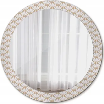 Zrcadlo Kulaté Zrcadlo do Koupelny Orientální květ 80 cm