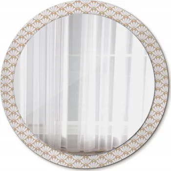 Zrcadlo Kulaté Zrcadlo do Koupelny Orientální květ 90 cm