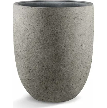 Květináč Grigio Tall Egg Pot Natural Concrete Ø 52 cm / V 61 cm