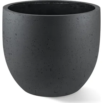 Květináč Grigio New Egg Pot Anthracite Ø 65 cm / V 54 cm