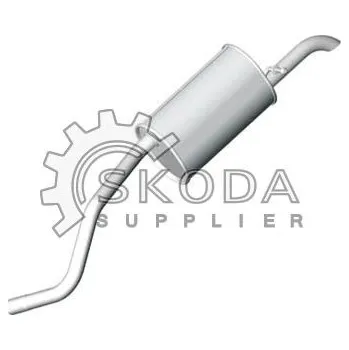 Zadní díl výfuku Výfuk zadní díl (126) TYLL 00126