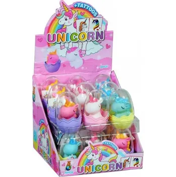 Bonbon Jednorožec s tetovačkou a cukr.5 g (18 ks)