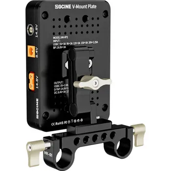 ZGCINE V Mount Plate VP2 Kit3 with Adjustable Arm