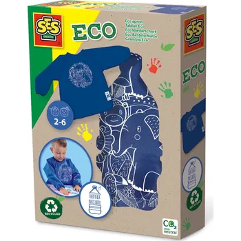 Kuchyňská zástěra EKO Zástěra Dětská malířská zástěra modrá SES Creative 24923