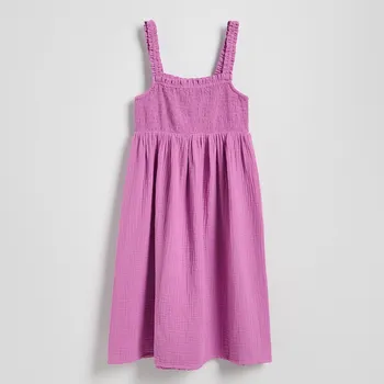 Dámské šaty Reserved - Mušelínové šaty na ramínka - orchidejová - 760AK-40X - 760AK-40X-XS