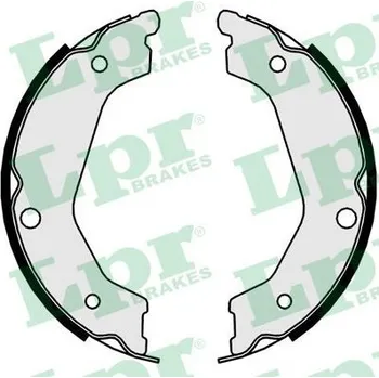 Brzdová čelist Sada brzdových čelistí, parkovací brzda LPR 09930
