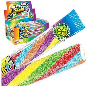 Bonbon JUMBO Tornado kyselý pendrek balený 50 g (40 ks)