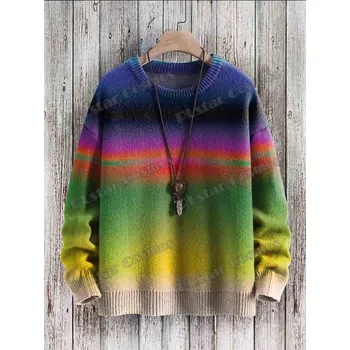 Dámský svetr Unisex svetr s potiskem CS1123 kočka a květiny Velikost: 4XL, Barva (Varianta): Svetr 6