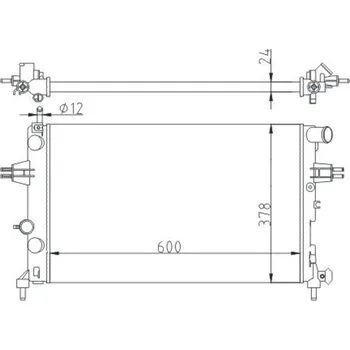 Chladič motoru Chladič, chlazení motoru HART 602 014