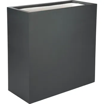 Květináč Stretto Divider Anthracite V 60 cm / D 120 cm