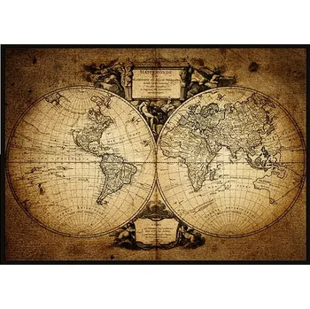 Obraz OBRAZ PLAKÁT V RÁMU 53x73 cm Stará Mapa P794