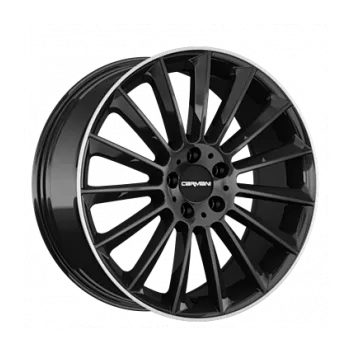 Disk Alu disk CARMANI 17 Fritz 9.5x20, 5x112, 66.6, ET36 black lip polish