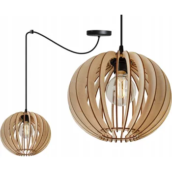 Závěsné svítidlo Light Home SPIDER TIMBER 1 - 1 světelný bod, patice E27