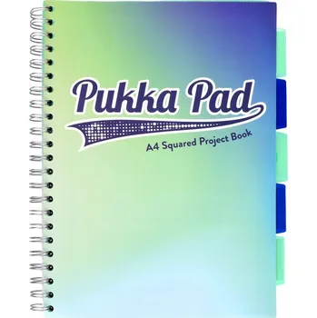 Sešit Sešit A4 s linkami školní výbava školní doplňky Pukka Pad SEŠITY A4 Kroužkový sešit s linkami, 100 listů