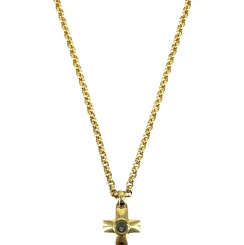 Šperk CHOPARD Happy Diamonds Gold Cross Necklace