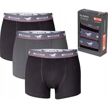 Boxerky MUSTANG BOXERKY SLIPY BAVLNA 3KS M