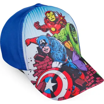 Kšiltovka Dětksá kšiltovka AVENGERS modrá Velikost: 56 cm
