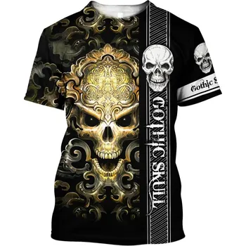 Dámské tričko Tričko s potiskem 3D CS589 Reaper Skull Angel Velikost: 4XL, Barva (Varianta): barva 10