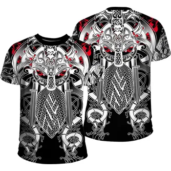 Dámské tričko Tričko s potiskem 3D CS588 Muninn Raven Of Odin Velikost: 4XL, Barva (Varianta): barva 11