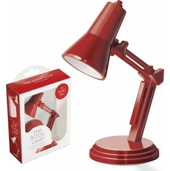 Lampička ČERVENÁ Lampička na Knihu IDEÁLNÍ KE ČTENÍ Skvělá Lampička Silný Klip