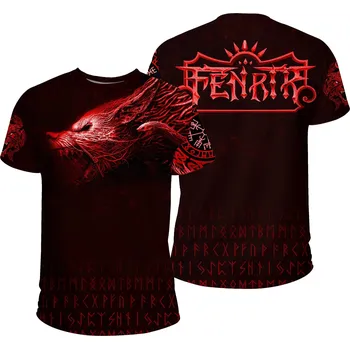 Dámské tričko Tričko s potiskem 3D CS588 Muninn Raven Of Odin Velikost: 7XL, Barva (Varianta): Barva 19