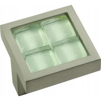 Nábytkové kování Nábytková Úchytka Knopka SATÉN BÍLÁ