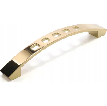 Nábytkové kování Nábytková úchytka reling zlatá lesklá 15,4 x 1,8 x 2,8 cm