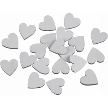 Dřevěné srdíčka k nalepení / dekoraci 20 ks