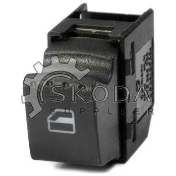 Spínač, zvedací zařízení oken ŠKODA Original OEM 6Y0 959 855 01C