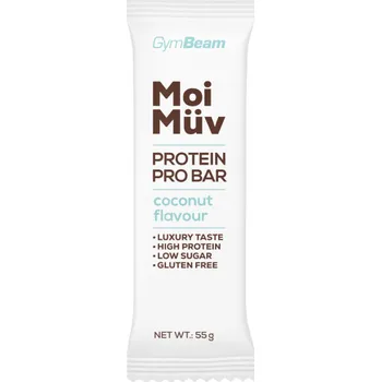 Fitness MoiMüv Protein Pro Bar - GymBeam Příchuť: kokos