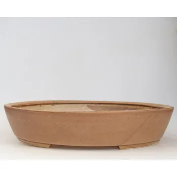 Květináč Keramická bonsai miska 32 x 28 x 6 cm růžová