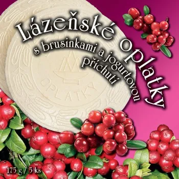 Lázeňské oplatky s brusinkami a jogurtovou příchutí 175 g (1 ks)