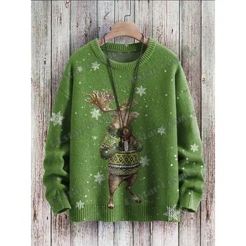 Dámský svetr Unisex svetr s potiskem CS1133 pes dog Velikost: S, Barva (Varianta): Svetr 5