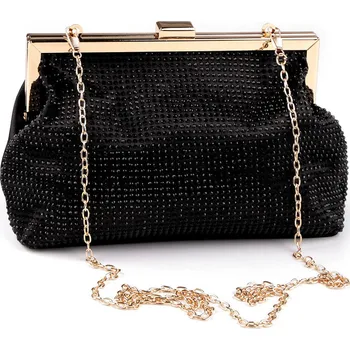 Kabelka Kabelka - psaníčko saténové s broušenými kamínky